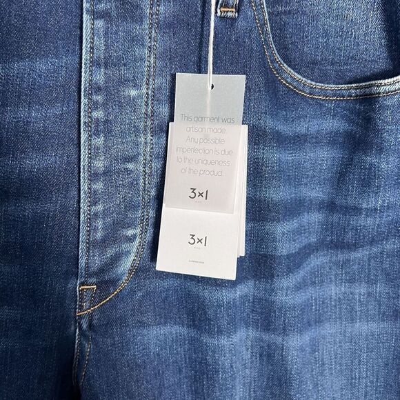3X1 SABINA GIRLFRIEND JEANS SIZE 30 MID RISE CROPPED BOYFRIEND FIT NEW WITH TAGS - Picture 9 of 15